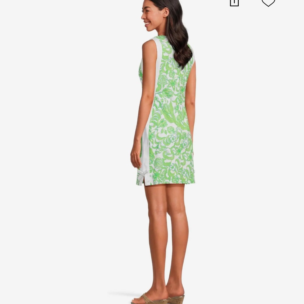 Lilly Pulitzer Beckler Stretch Shift Dress Size 12 - Picture 6 of 7